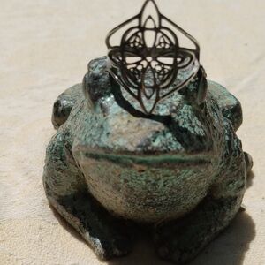 Silver Witch's Ring Size 9, Unmarked, No Flaws